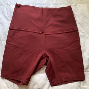Lululemon Align 6 inch shorts